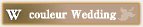 W couleur Wedding